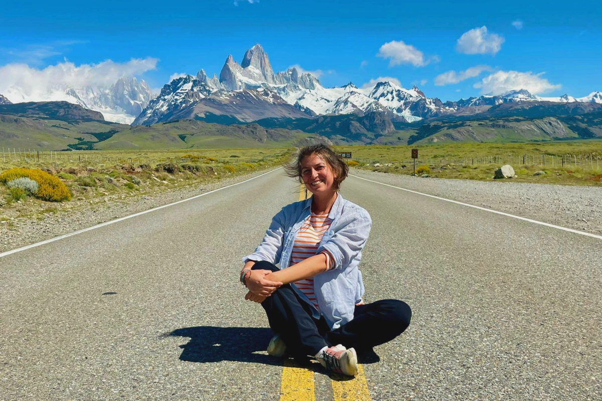 Patrycja Szczesniak w El Chaltén
